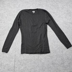 Minus33 Shirt Womens Medium Black Merino Wool Base Layer Long Sleeve Utility